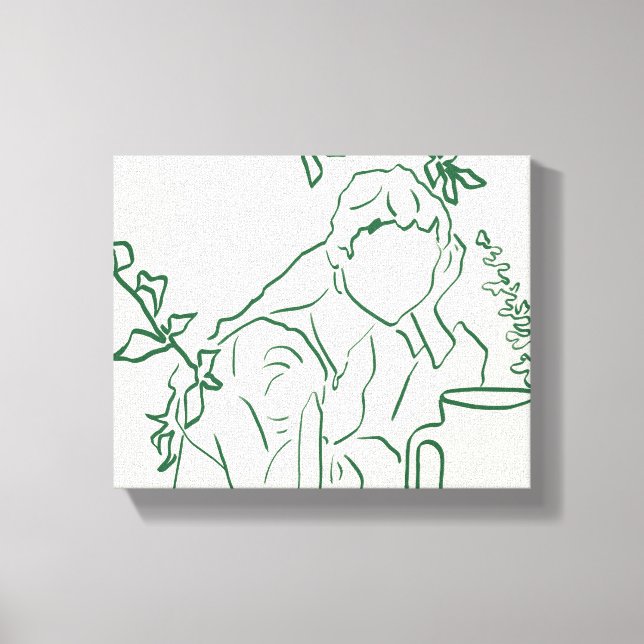 Impressão Em Tela Boa Noite (Frente)