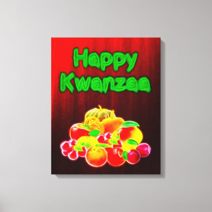 Impressão Em Tela Boas Frutas do Kwanzaa