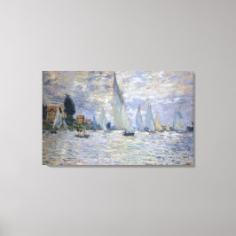 Impressão Em Tela Boats Regatta na Argentina, por Claude Monet