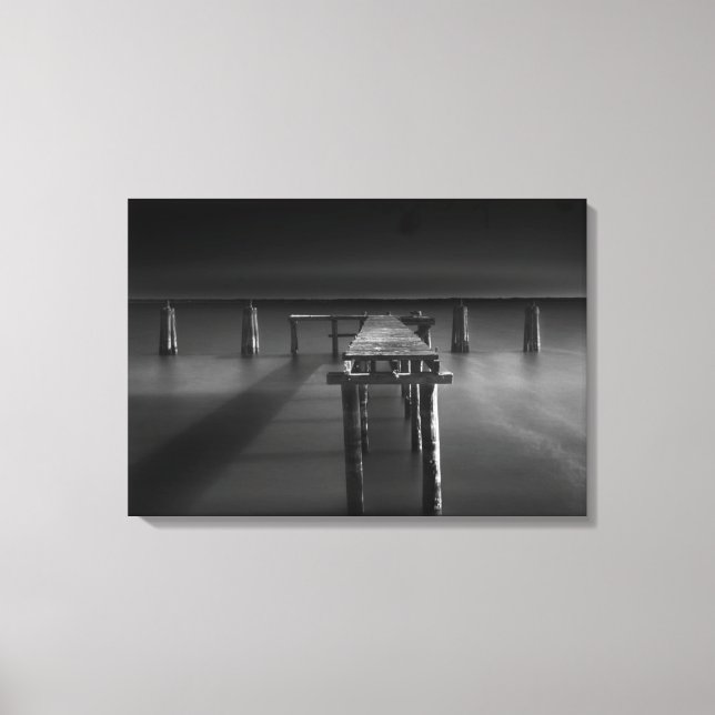 Impressão Em Tela Boca Abandonada No Lago Monroe (Frente)