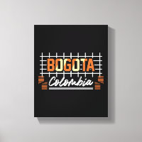 Bogotá Colômbia Tipografia Retro Design