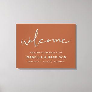 Impressão Em Tela Bohemian Terracotta Wedding