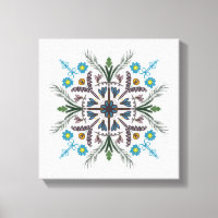 Boho Botânico Mandala Tropical Verdura Verde
