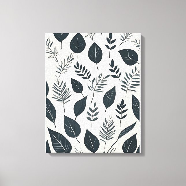 Impressão Em Tela Boho deixa arte (Frente)