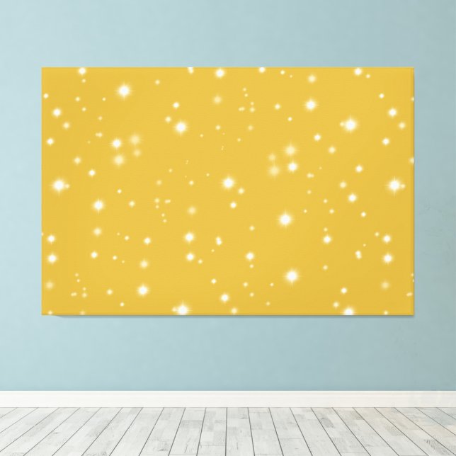 Impressão Em Tela Boho Dourado Starlight (Insitu(piso de madeira))