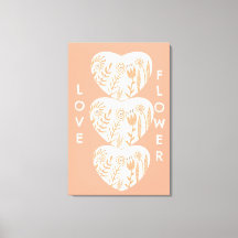 Boho Love Flower Heart