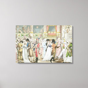 Impressão Em Tela Bola de traje na ópera, depois de 1800