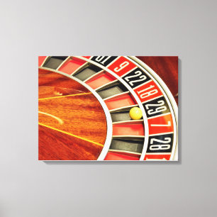 Impressão Em Tela bola número 29 da roda de roleta do casino que