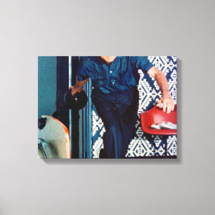 Impressão Em Tela Boliche Richard Nixon