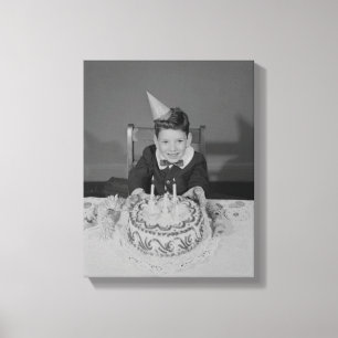 Impressão Em Tela Bolo de aniversário