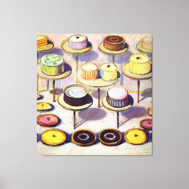 Impressão Em Tela Bolos - Wayne Thiebaud (Frente)