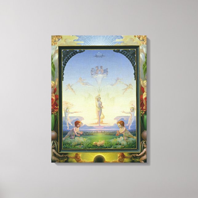 Impressão Em Tela Bom dia, 1808 (Frente)