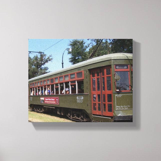 Impressão Em Tela Bonde Histórico (Frente)