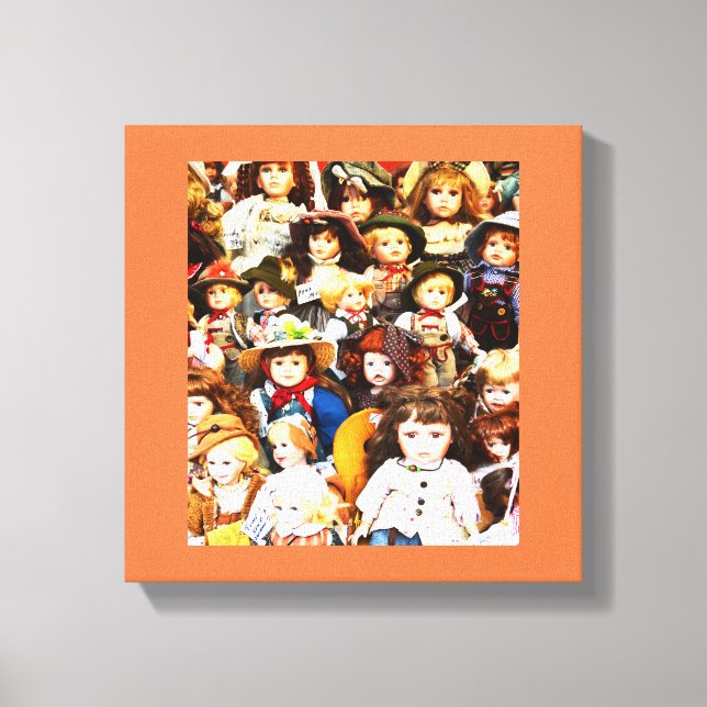 Impressão Em Tela Bonecas (Frente)