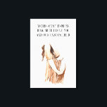 Impressão Em Tela Bonita Mulher De Gravidez Dotada Com Citação Român<br><div class="desc">Este presente de gravidez romântica e pensativa faz com que sua esposa se sinta amada,  apreciada e animada para o futuro. É uma bela maneira de comemorar este momento especial nas vossas vidas e de expressar o vosso amor e compromisso uns com os outros.</div>