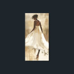 Impressão Em Tela Bonita senhora de vestimenta branca, arte estética<br><div class="desc">Transforme o seu espaço com a "Bela Senhora em Arte Estética de Vestido Branco". Esta elegante peça de arte de canvas captura a graça e a poesia de uma mulher vestida com um vestido branco fluido de verão, colocado contra um fundo bege sereno. A sofisticada design exumenta a beleza do...</div>