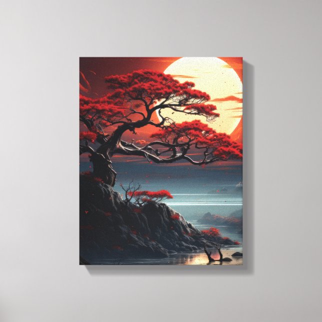 Impressão Em Tela Bonsai Tree (Frente)