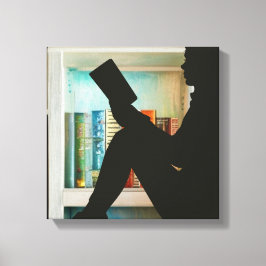 Impressão Em Tela Book Lover