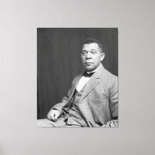 Impressão Em Tela Booker Taliaferro Washington: Educador Negro