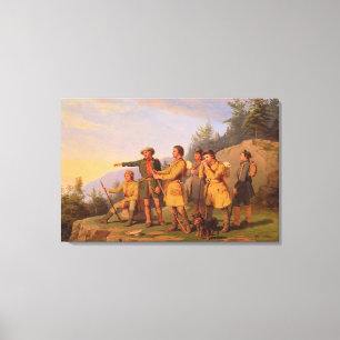 Impressão Em Tela Boone's First View of Kentucky