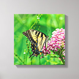 Impressão Em Tela Borboleta do Swallowtail do Tigre Oriental