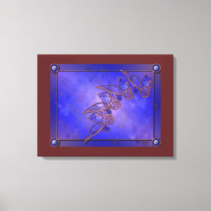 Impressão Em Tela Borboletas de cobre Tela de impressão