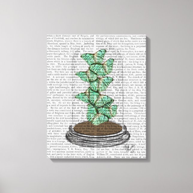 Impressão Em Tela Borboletas verdes na barra (Frente)