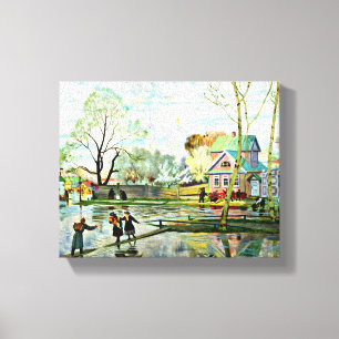 Impressão Em Tela Boris Kustodiev, Primavera, pintura famosa