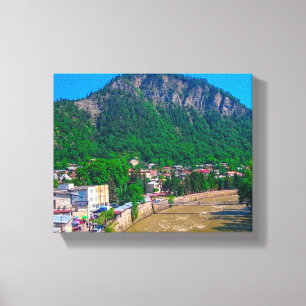 Impressão Em Tela Borjomi Redost Georgia Kura Causou Montanhas