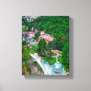 Impressão Em Tela Borjomi Resort Georgia Causa Montanhas Natureza