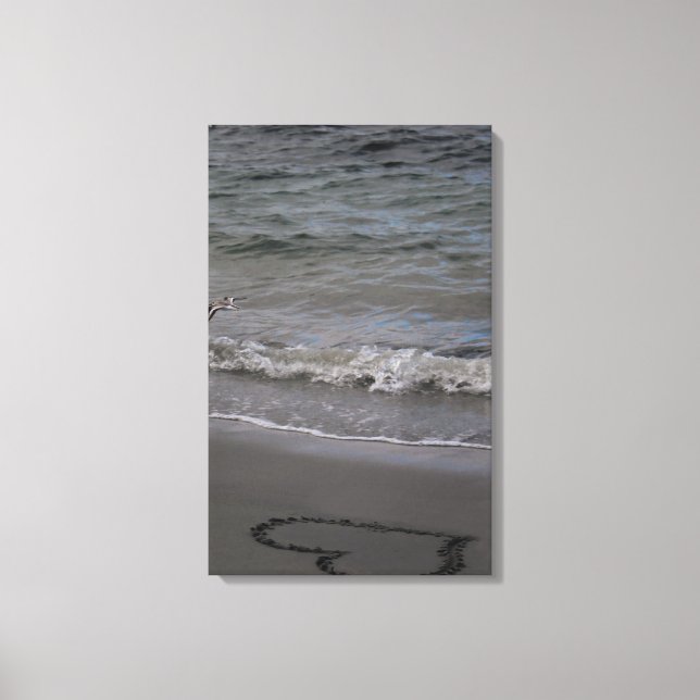 Impressão Em Tela Borrelho no amor (Frente)