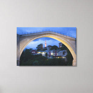 Impressão Em Tela Bósnia-Herzegovina - Mostar. A Ponte Velha 2