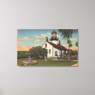 Impressão Em Tela Bosque pacífico, CA - opinião de casa clara de