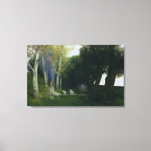 Impressão Em Tela Bosque sagrado, 1886