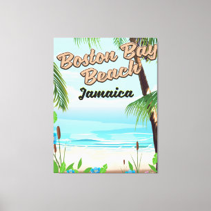 Impressão Em Tela Boston Bay Beach, Jamaica