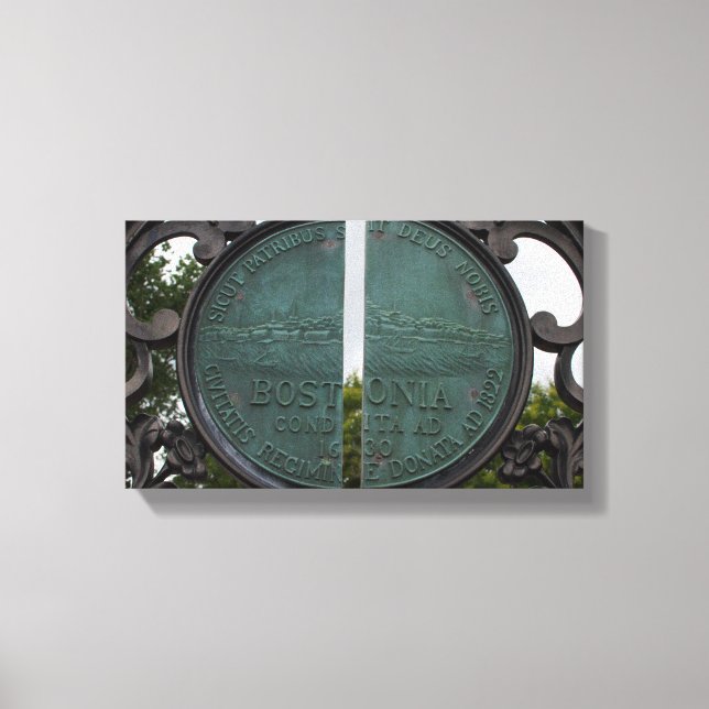 Impressão Em Tela Boston Seal (Frente)