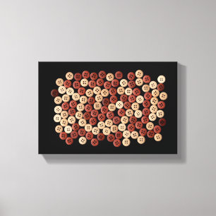 Impressão Em Tela Botões - Fotografia de Belas Artes