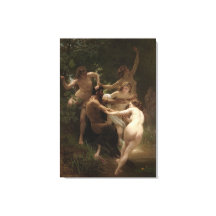 Bouguereau Ninfhs e Satyr