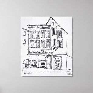 Impressão Em Tela Boulangerie Patisserie, Avignon