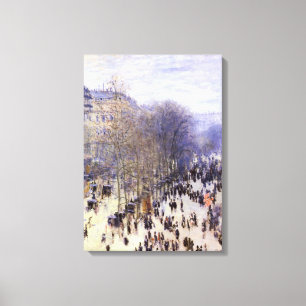Impressão Em Tela Boulevard des Capucines de Claude Monet, Arte Fino