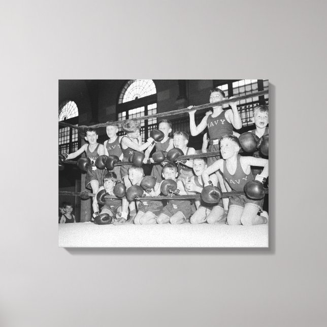 Impressão Em Tela Boxe Júnior, 1939 (Frente)