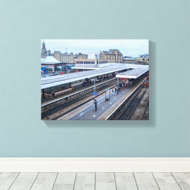 Impressão Em Tela Bradford Interchange (Insitu(piso de madeira))