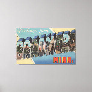 Impressão Em Tela Brainerd, Minnesota - grandes cenas da letra