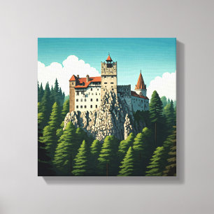 Impressão Em Tela Bran Castle Romênia