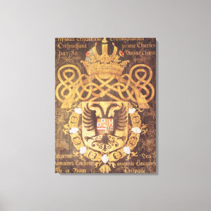 Impressão Em Tela Brasão de Charles V do 2ó capítulo