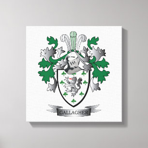 Impressão Em Tela Brasão de Gallagher