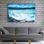 Impressão Em Tela Breathe Cote Hawaii Turquoise Ocean Waves Foto<br><div class="desc">"Respire", relaxe e aproveite as ondas oceânicas mesmerizantes com esta impressão canvas do Pacífico Havaiano. Você pode personalizar facilmente esta arte de parede e eu também ofereço personalização em qualquer produto. NOTA IMPORTANTE: não altere o tamanho desta canvas para ir além do que está listado. (Menor é bom.) Caso contrário,...</div>