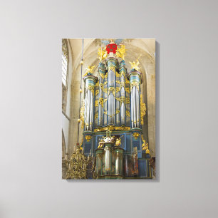 Impressão Em Tela Breda Grote Kerk órgão
