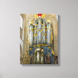 Impressão Em Tela Breda Grote Kerk órgão
