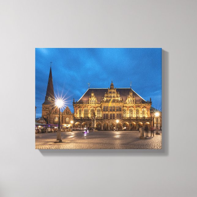 Impressão Em Tela Bremen Alemanha (Frente)